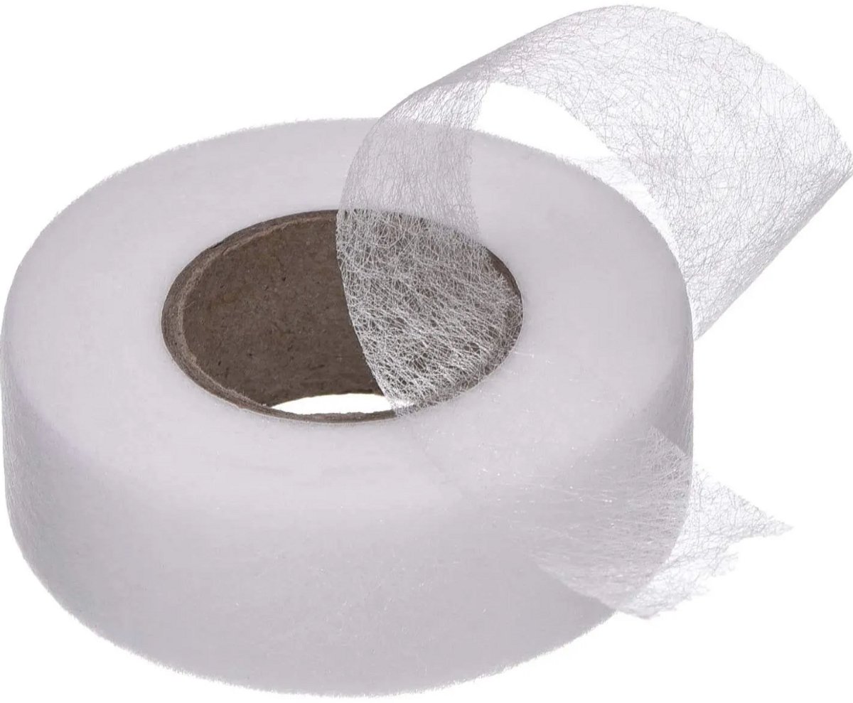 Premium Strijkband voor Multifunctioneel gebruik - 2CM Breed - 60M Lang - Zoomband Instrijkbaar - Strijkband Broek - Strijkband Gordijnband - Kantenband - Strijkband Zoom