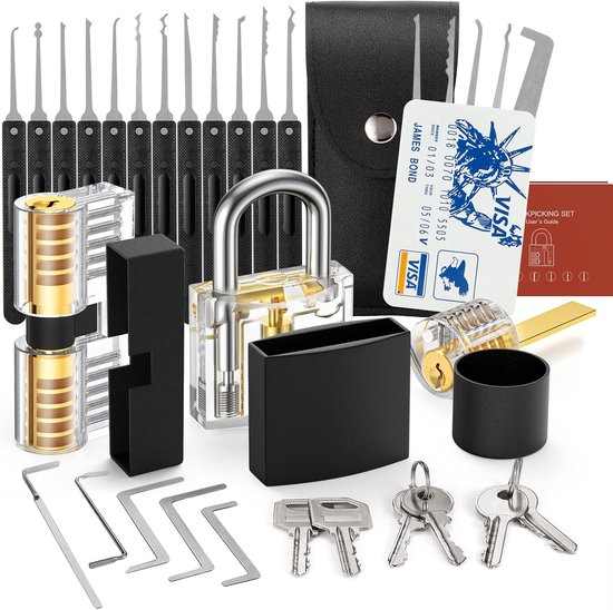 Lockpick set - Lock picking set - Slotenmaker - Gereedschap ...