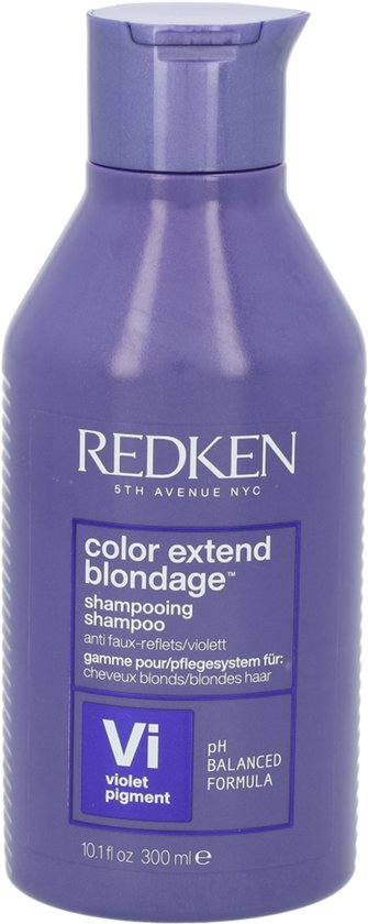 Redken Blondage Shampoo - Zilvershampoo voor het neutraliseren van ongewenste tinten - 300 ml