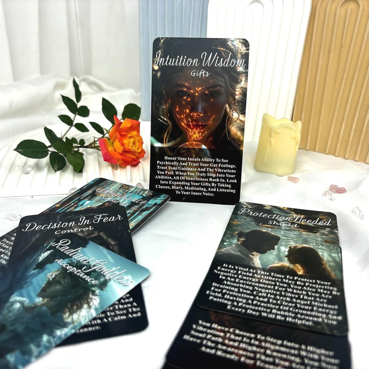 Cartes Oracle Inner Child – Guérison émotionnelle, Découverte De Soi, 56 Cartes Illustrées, Méditation Guidée, Croissance Spirituelle