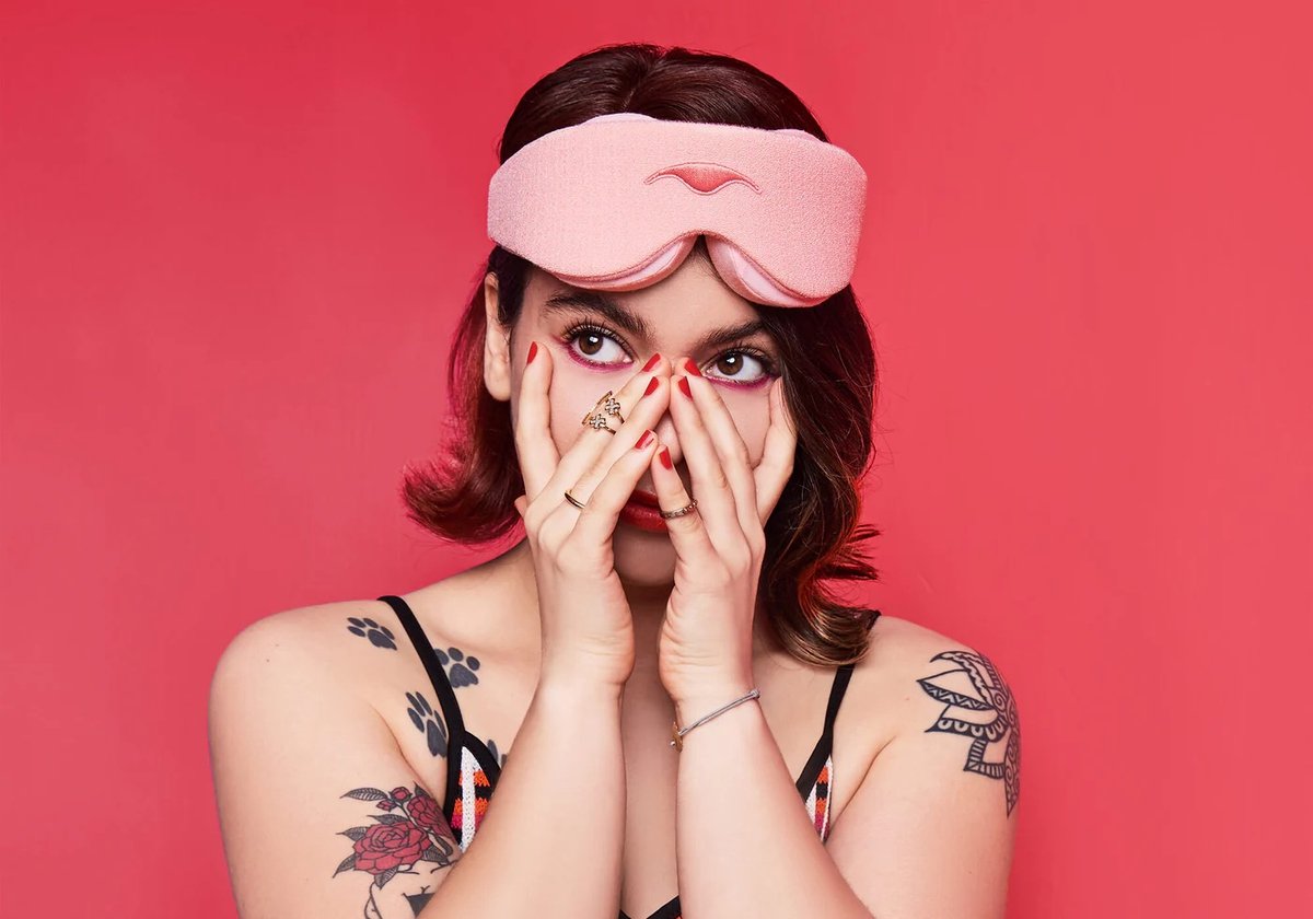 Manta Sleep Mask - Slaapmasker - Sunrise Pink Limited Edition - 100% verduisterend - Zeer comfortabel - Geen druk op ogen/oogleden - Volledig verstelbaar voor een perfecte pasvorm - Zacht en ademend materiaal — afbeelding 5