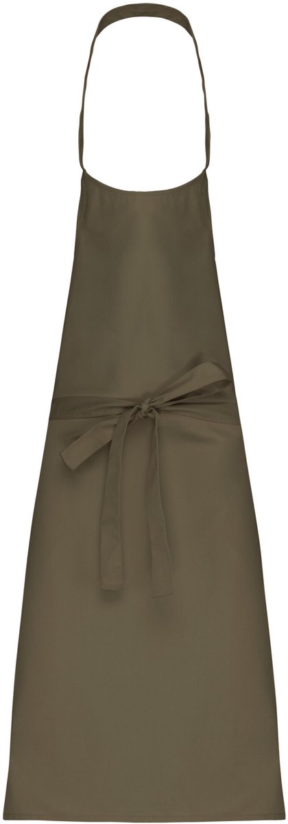 Kariban Katoenen schort zonder zak K895 - Light khaki - One size