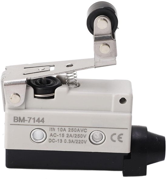 2PCS Micro Switches with Spring Roller Lever Travel Limit Switch for ...