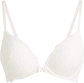 Hunkemöller Dames Lingerie Voorgevormde push-up beugel bh Marine - Wit - maat E80