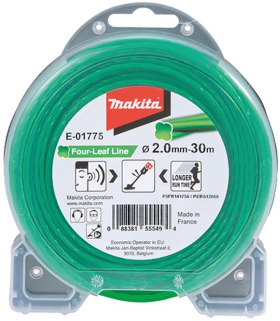 Makita E-01775 Maaidraad 2,0x30mtr groen van Makita — afbeelding 2