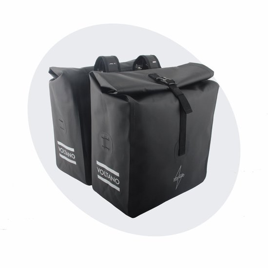 Voltano Dubbele Rolltop Fietstas