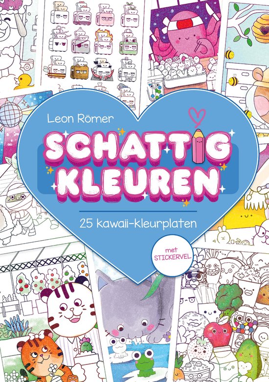 Schattig tekenen 4 - Schattig kleuren - cover