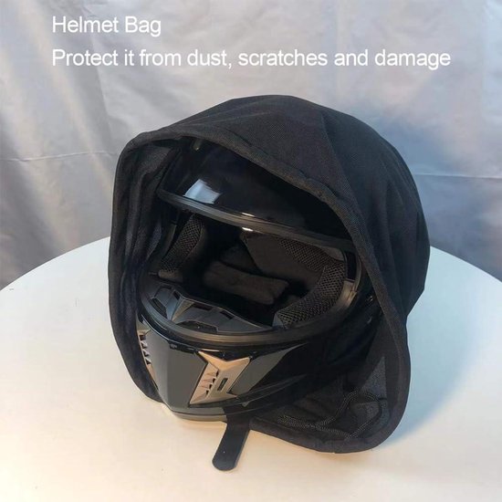 Helmtas, afsluitbare motorhelmtas, diefstalbescherming, draagbare motorhelmtas, waterdichte tas voor helmen van stof, voor de meeste motorhelmen Helmtas, afsluitbare motorhelmtas, diefstalbescherming, draagbare motorhelmtas, waterdichte tas voor helmen van stof, voor de meeste motorhelmen