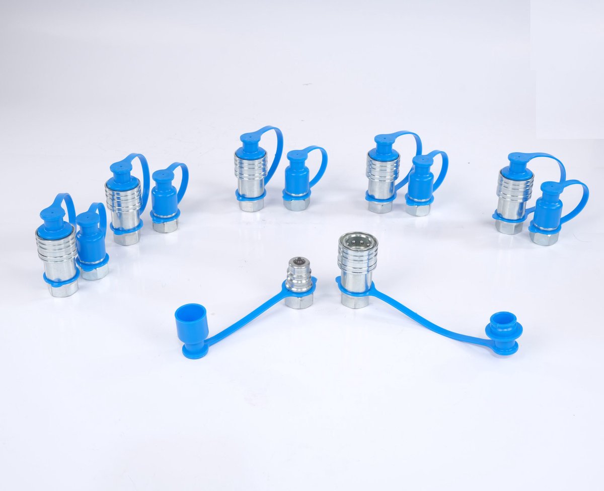 1/2 NPT Hydraulische Snelkoppelingen - Poppet Pionier Stijl - 6 sets