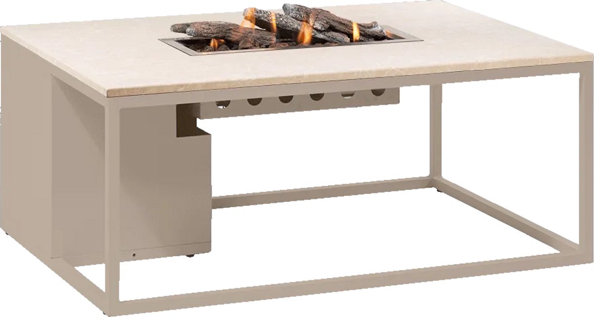 Cosi Cosiloft 120 - Fire Table - Sandy Beige with stone effect