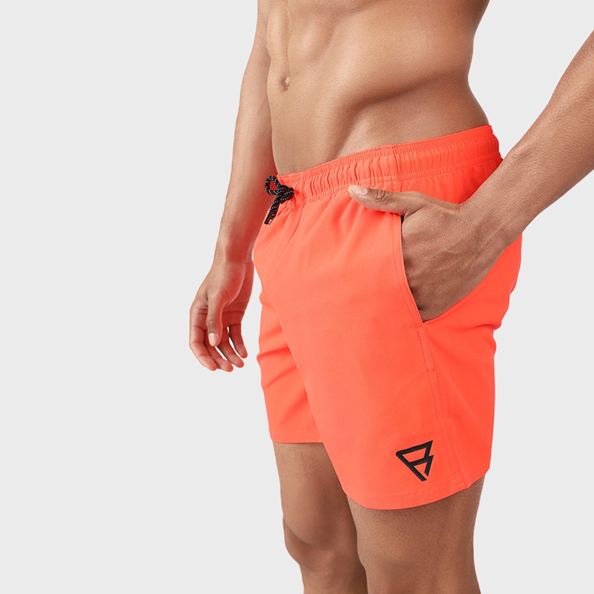 Brunotti Bru - conic Zwembroek Heren - Zwemshort met 4 - Way Stretch - Neon Orange — afbeelding 21