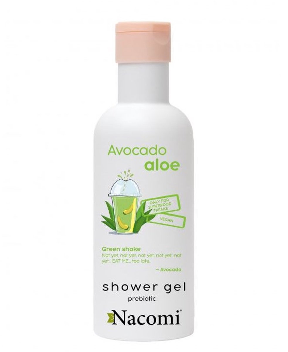 Nacomi Soothing Shower Gel Avocado Aloe 300ml.