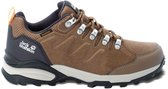 Jack Wolfskin REFUGIO TEXAPORE LOW W Dames Wandelschoenen - brown / apricot - Maat 41