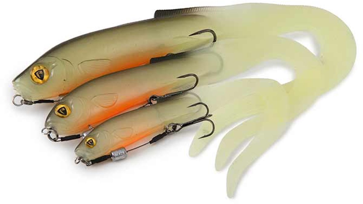 Fox Rage Slick Eel Loaded Softbait Beige 21cm