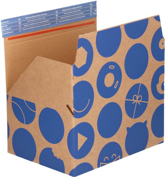 25x Bol.com verzenddozen 220 x 160 x 100 mm