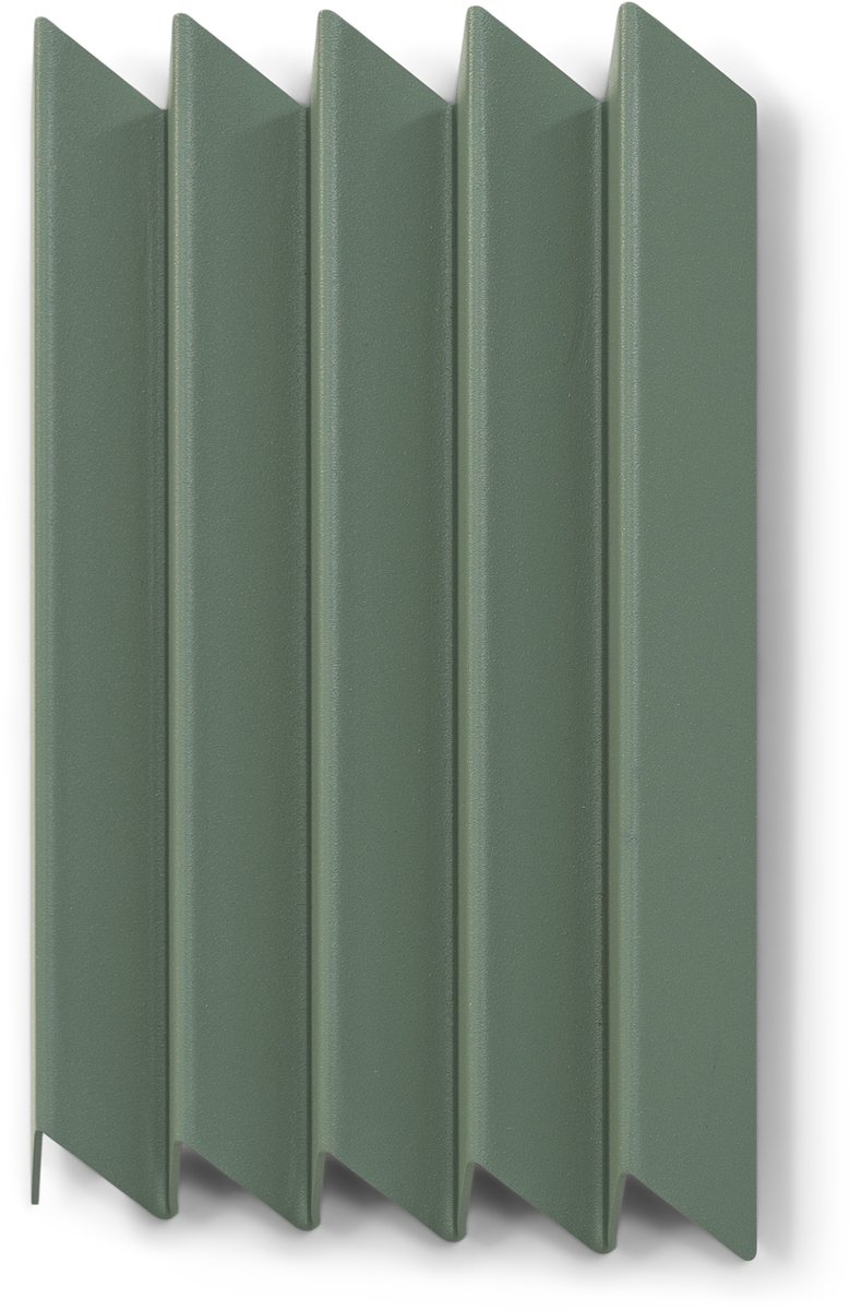 Spinder x BUDDE kapstok Sensu M - Dusty Green - 5 haken - Staal