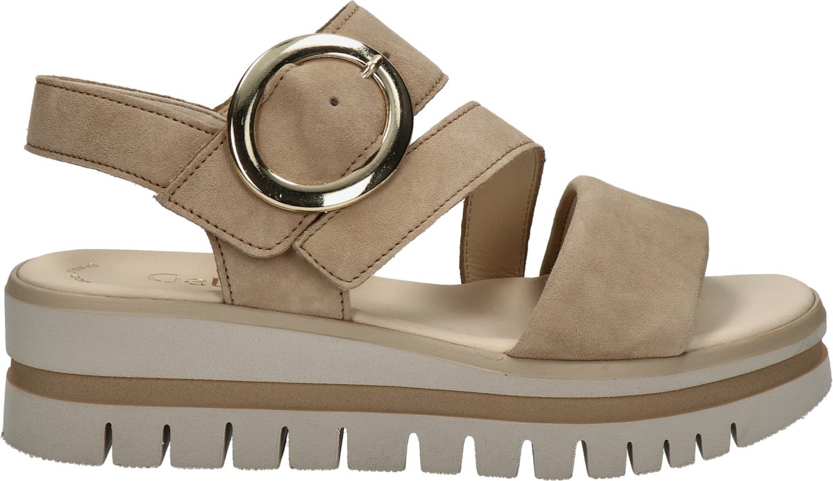 Gabor Best Fitting dames sandaal - Beige - Maat 36