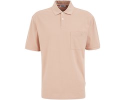 WE Fashion Heren Regular fit polo met structuur
