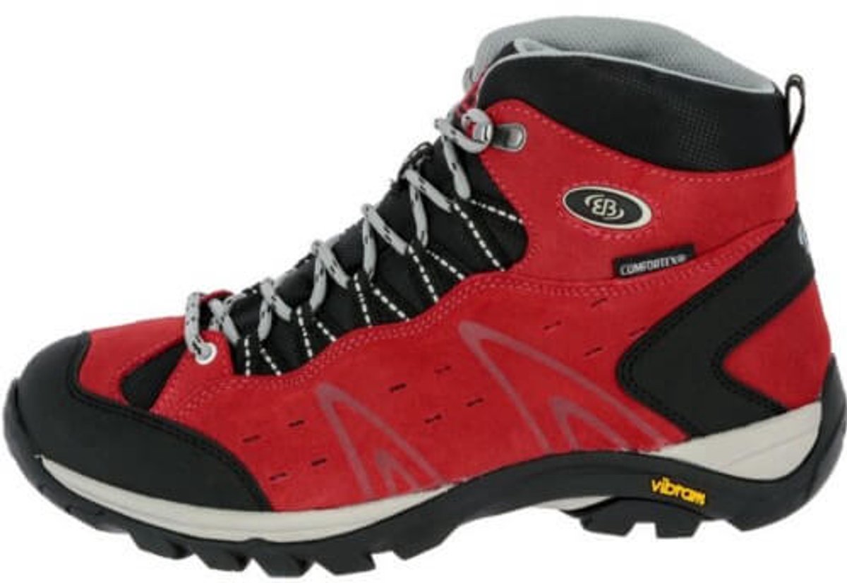 Brütting wandelschoenen voor dames Mount Bona High - Rood - Zwart