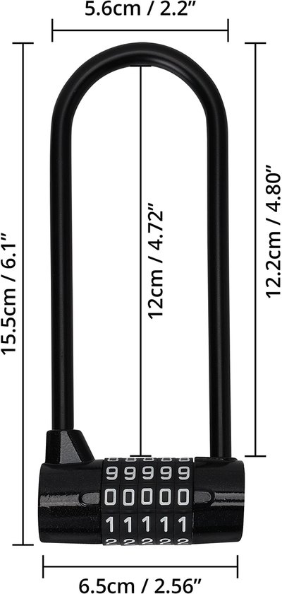 Noxxa cijferhangslot messing - 40mm - 4-cijfercombinatie - Hangsloten | Web App