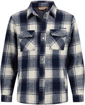 Chemisier Life Line Pico - à carreaux bleu/beige - 4XL