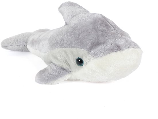 PIA Soft Toys - Pluche Knuffeldier Dolfijn - 34 cm