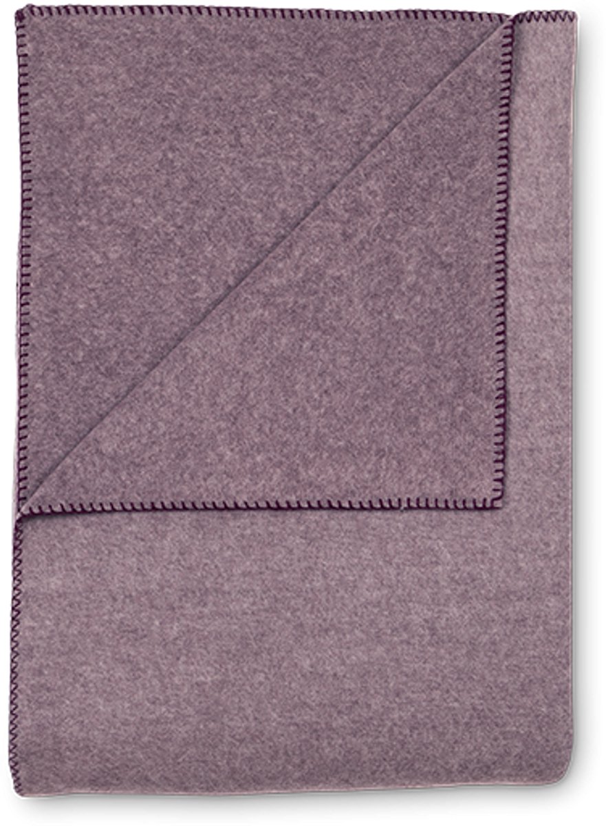 Kayori Sagano Plaid Bamboo - Deken - Plaid 150x220cm - Voor Buiten & Binnen - Paars