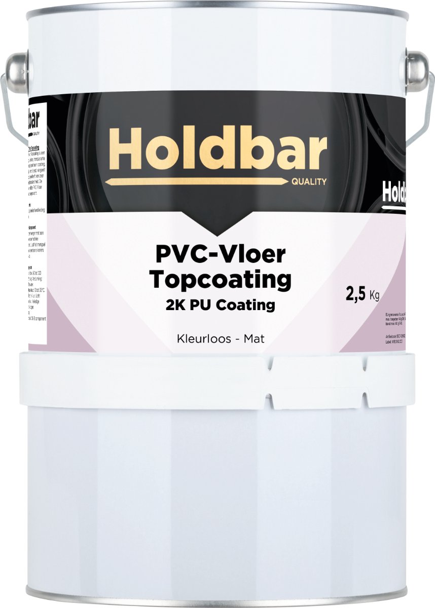 Holdbar PVC-Vloer Topcoating Mat 2,5 Kg - Vloerverf - Glashelder - Transparant - PVC Vloer Verven - Krasvast - UV-bestendig - Vergeelt niet