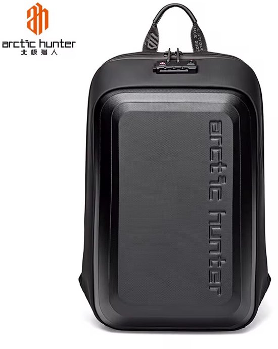 Arctic Hunter Rugzak Heren en Dames - 15,6 Inch Laptop Rugtas - Schooltas - Motor Rugzak - Hardcase - Waterafstotend