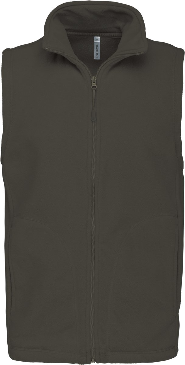Kariban Bodywarmer van microfleece heren K913 - Green Olive - 5XL