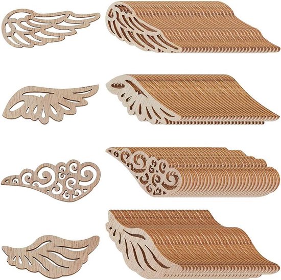 Grote houten paddenstoel van paulowniahout, decoratief object, 33 cm