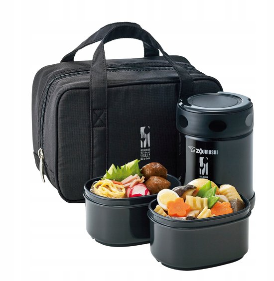 Zojirushi SW-EZE35-BA - Thermos voor maaltijden - 350 ml - Zwart - Roestvrij staal