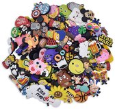 50 stuks schoenhangers, vetersieraden bevatten strikken, clips