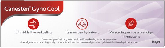 Canesten Gyno Cool Crème-gel 35g | Verkoelt, Verzacht en Hydrateert de Uitwendige Intieme Zone | met Havermout & Glycine | Zonder Parfum, Dermatologisch Getest