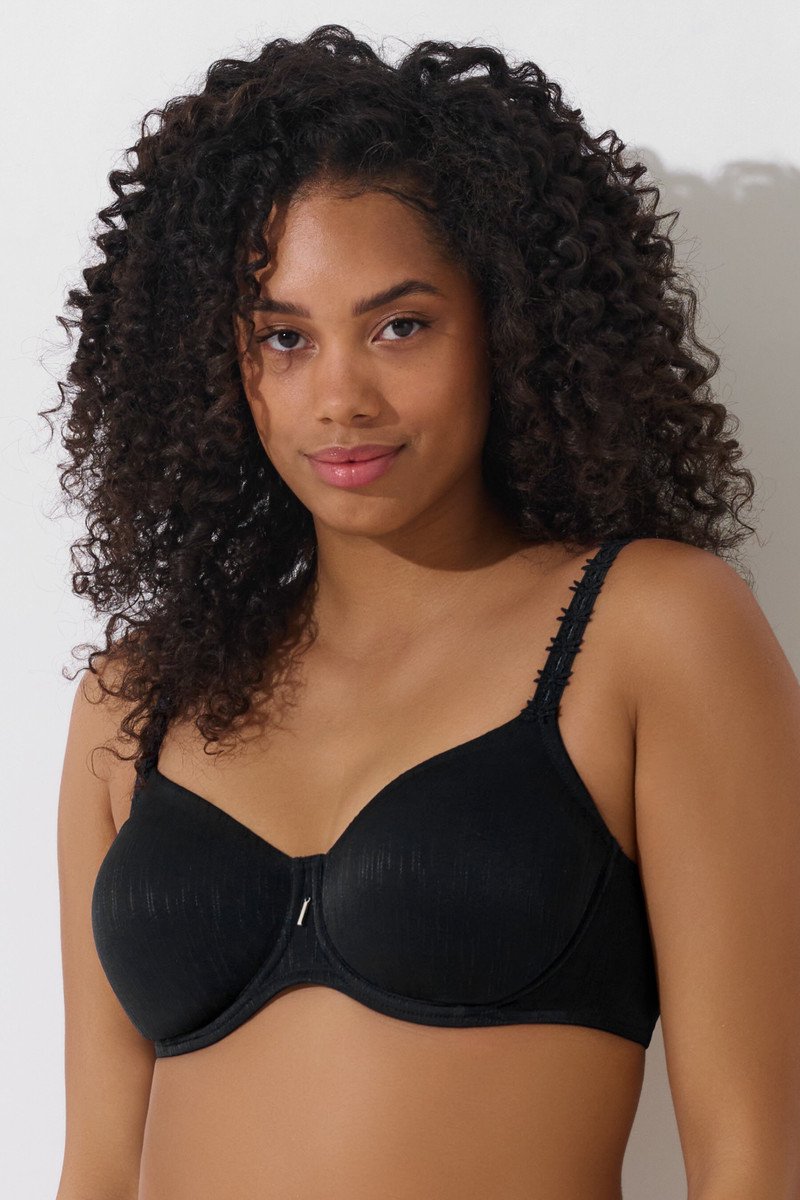 Lisca Zwarte Lisca Gracia Moulded beugel bh F – G - Zwart - Maat