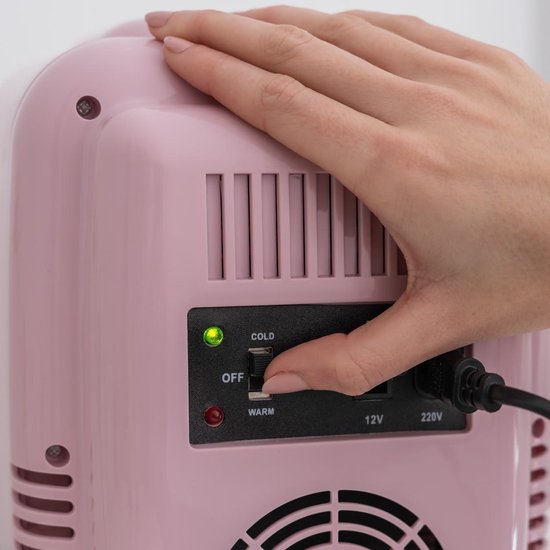 4L Mini Koelkast - Kleine Koelkast 12V/220V Cosmetische Koelkast Warm en Koud Functie Skincare Fridge Minikoelkast Voor Kamer. van Four&Roses — afbeelding 3