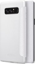 Hoesje voor Samsung Galaxy Note 8, Nillkin dunne bookcase, wit