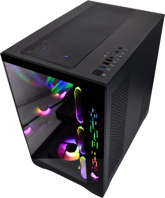 SHS PC Gaming : Invincible X Black Edition 5060 TI Inside / Ryzen 7 ...