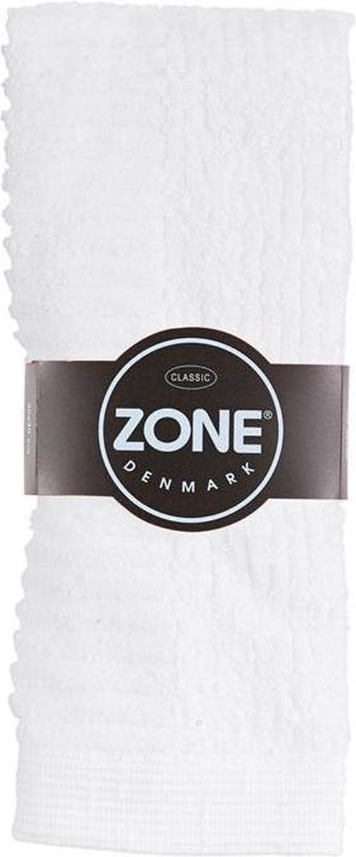 Zone Denmark - Gastendoekje Classic - wit - 30 x 30 cm