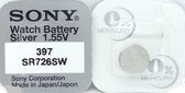 Sony 397, SR726SW knoopcel horlogebatterij