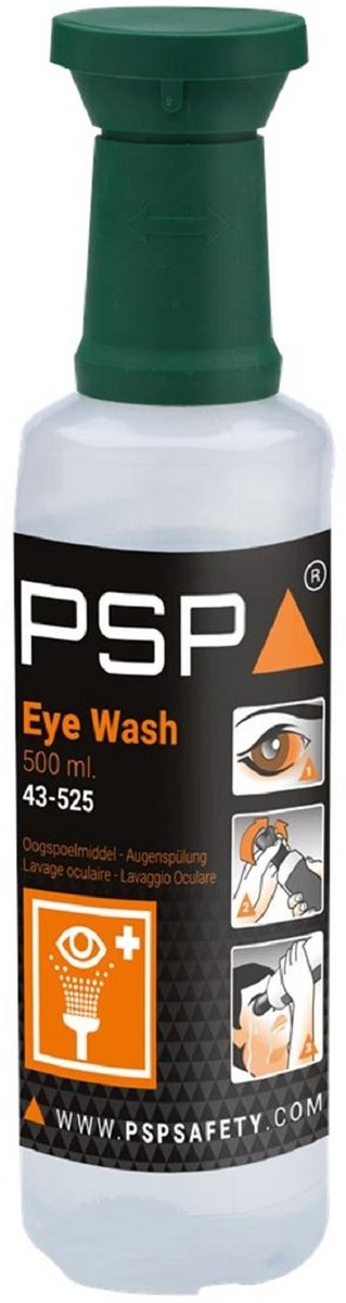 10x 10 stuks - PSP 43-525 Oogspoelfles (inhoud 500 ml)