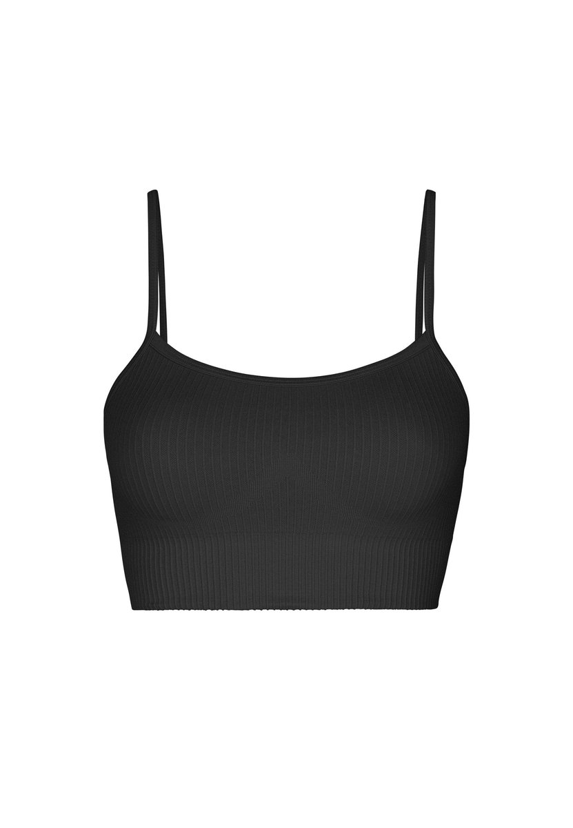 SNOCKS Geribbelde Sport BH Dames - Seamless BH - Bralette - Yoga BH - Blickdicht - Geribbeld Design