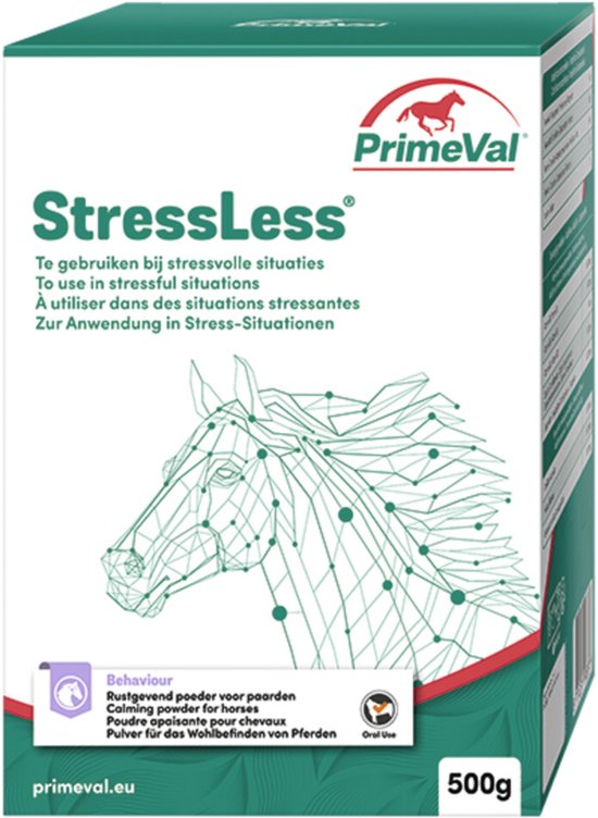 PrimeVal StressLess Paard Poeder 500 gr