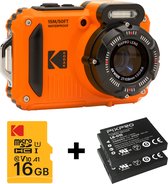 Underwater Camera, 56MP Dual Screen 10ft Waterproof 16x Digital Zoom 4K Waterproof Camera Autofocus Waterproof Digital Camera with 64G Memory Card for Snorkeling (BLUE