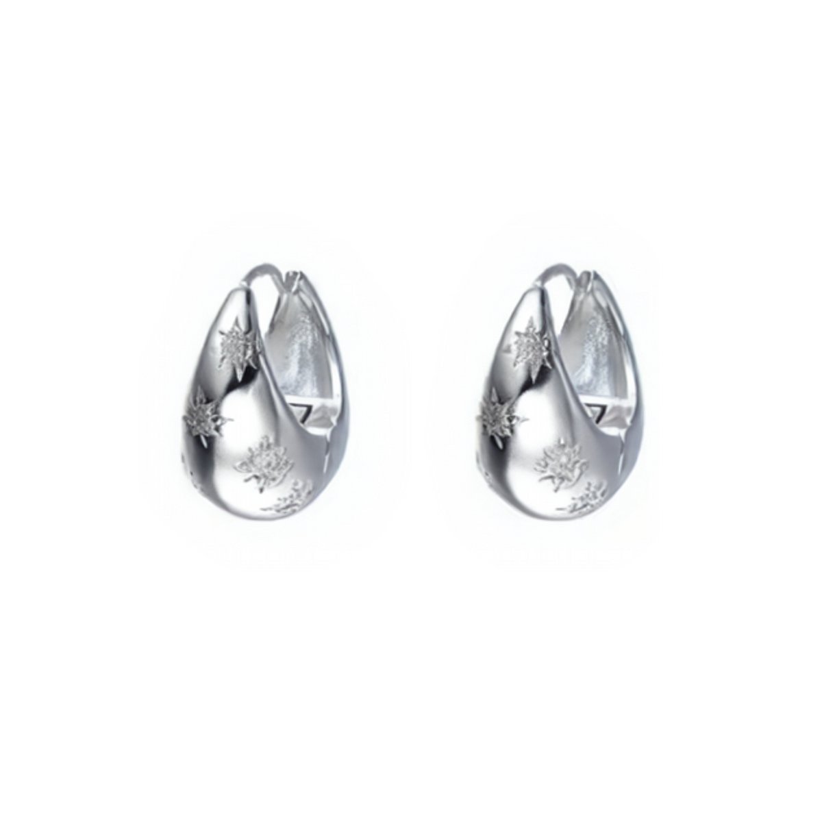 Innerlight® Stellar Shine Hoops - Oorbellen Dames - Zilver - Stainless Steel - Hypoallergeen - CZ Zirkonia - Oorringen - Oorhangers - Zilveren Oorbellen