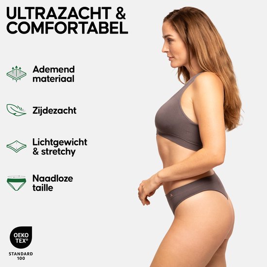 DANISH ENDURANCE Strings en Cellulose de Bamboe - pour Femme - Multicolore - M/L