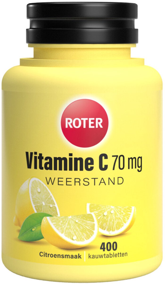 Roter Vitamine C 70 mg - 2 x 400 kauwtabletten - Voordeelverpakking