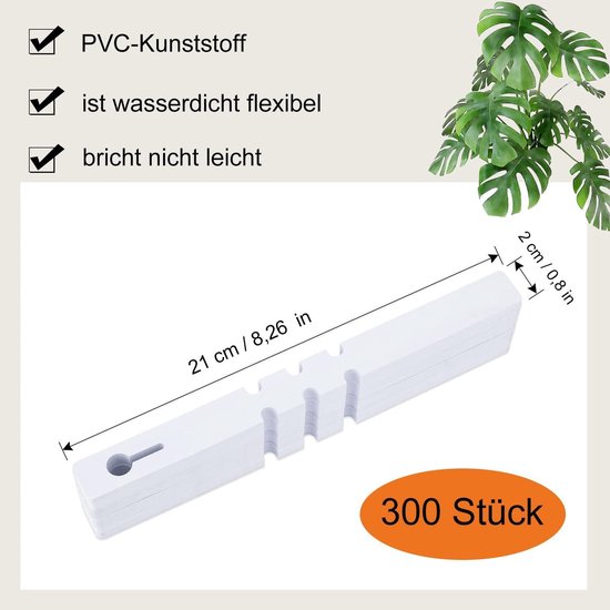 200 stuks plantenbordjes, plastic steeketiketten, etiketten voor planten, plastic plantenborden, kunststof plantenbordjes, weerbestendig, tuinetiketten, plantenetiketten