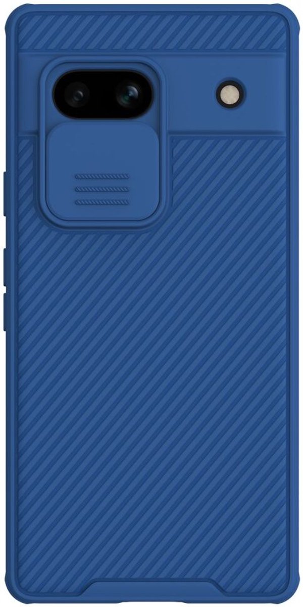 Nillkin CamShield Hoesje voor de Google Pixel 7a - Back Cover met Camera Slider Blauw