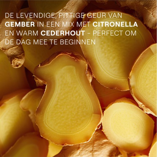 WELEDA Energy Douchegel - Gember, Citronella & Cederhout - Reinigt Mild & Droogt Niet Uit - 100% Natuurlijke Ingrediënten - 400ml